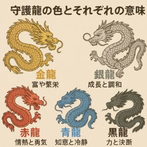 守護龍の色別シンボルの一覧