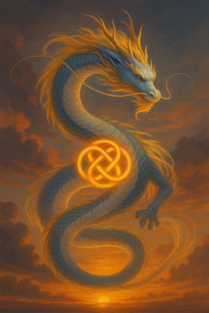 2025年を象徴する“結の龍”の幻想的イラスト