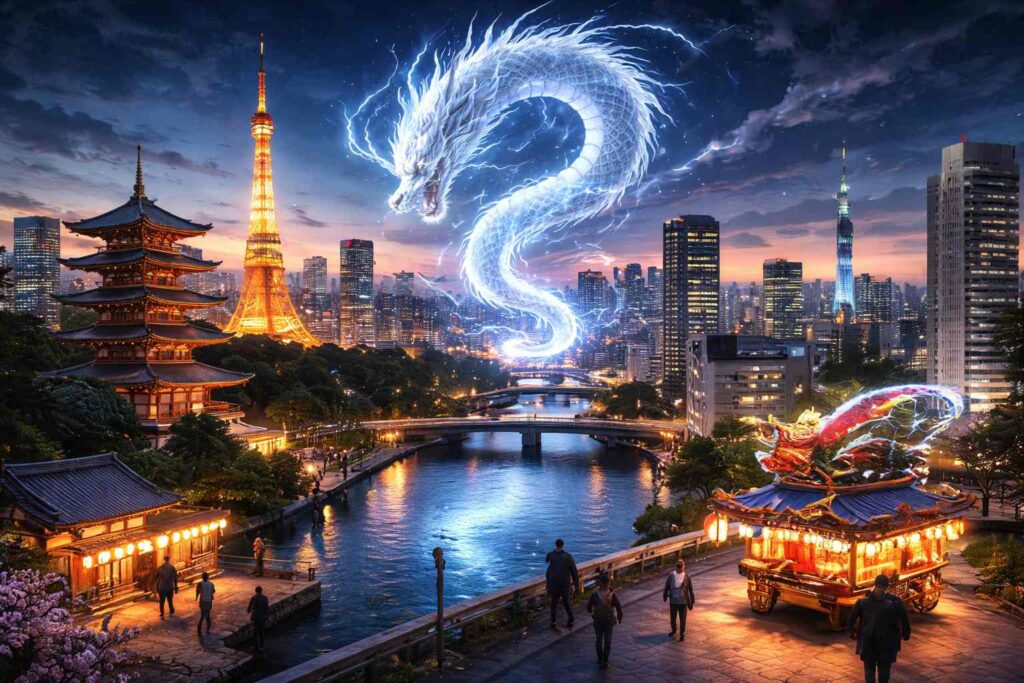 現代日本において文化的象徴として受け止められる龍のイメージ