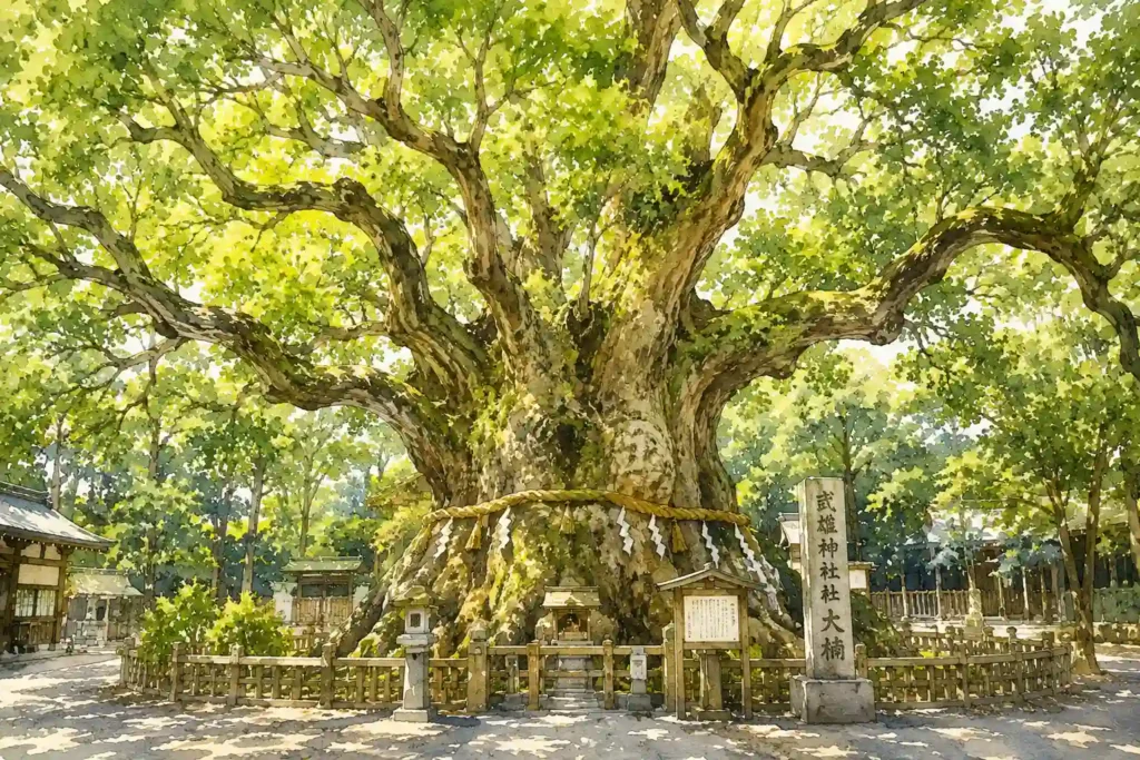 武雄神社の御神木・武雄の大楠